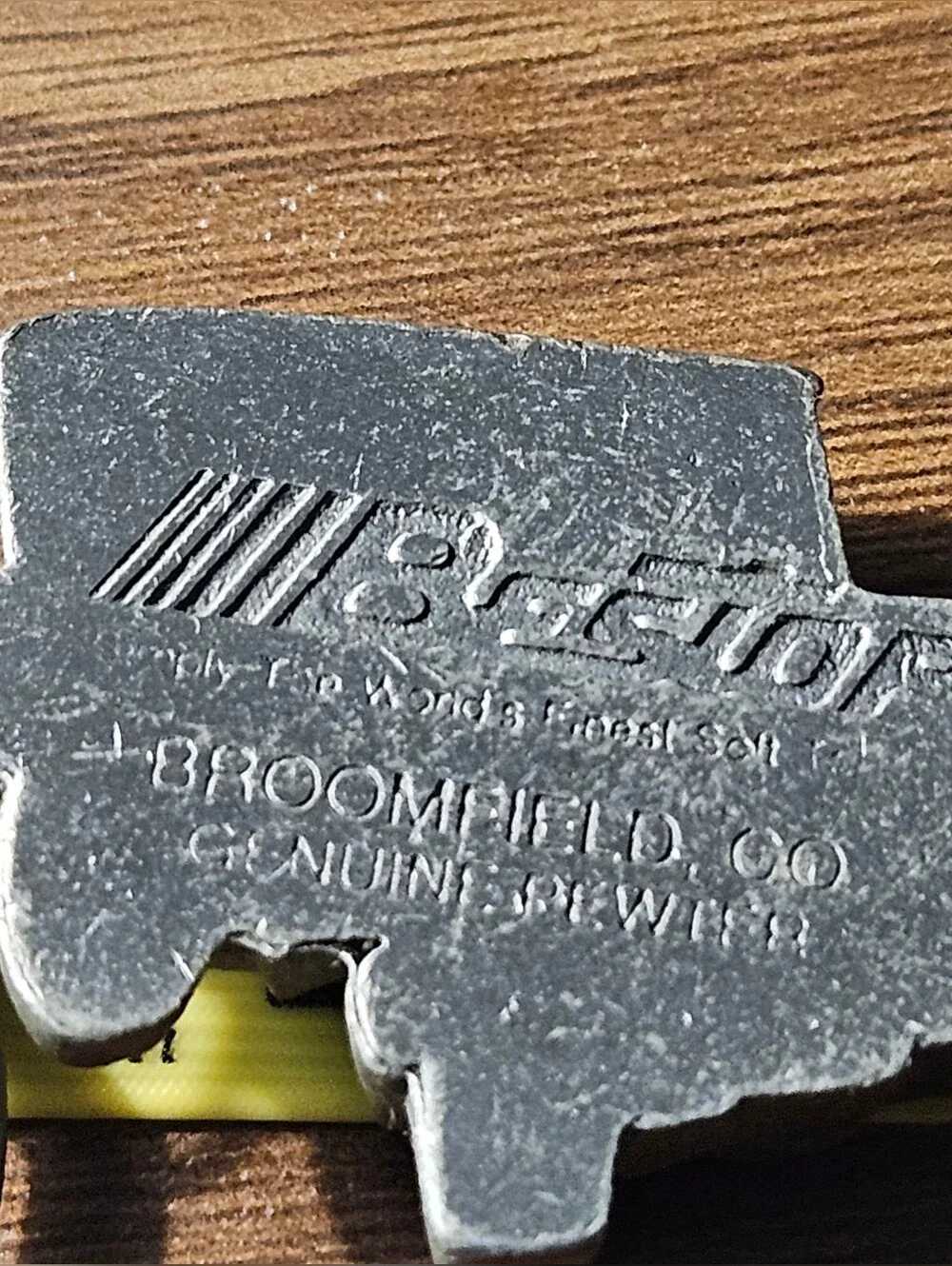Jeep Willys Genuine Pewter Bestop Vintage Keychain